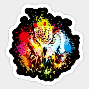 Owl watercolor Sticker